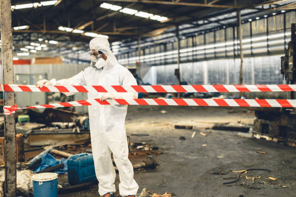Professional Trauma Scene Cleanup technician working in Fulton, MD